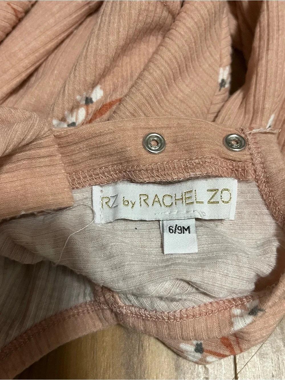 RZ by Rachel Zoe Baby Girl Floral Ribbed 2-Piece Set 6-9M